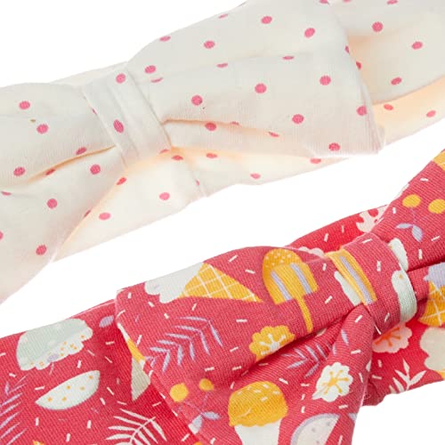 Zip Faixa Com Laço (2 Unids) Sorvete/Poá Pink