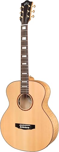 Miniatura 2 de Guild Guitars Jumbo Jr Reserve Maple - Guitarra acústica de arce, rubio antiguo, tapa sólida de reserva, colección Westerly