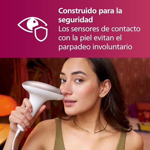 Miniatura 5 de Philips Lumea serie 7000, dispositivo de depilación IPL, alternativa de depilación láser, 3 accesorios para el cuerpo, la cara y la zona del bikini, modelo SC1999/00