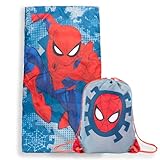 Jay Franco Marvel Spiderman Spidey Dots Slumber Sack - Cozy & Warm Kids Lightweight Slumber Bag/Sleeping Bag (Official Marvel Product)