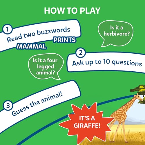 Image of Skillmatics Guess in 10 Animal Planet, Card Game, Perfect for Boys, Girls, Kids, Teens, Adults Who Love Animals, Trivia Games, Travel Games, Screen-Free Fun, Gifts for Ages 6, 7, 8, 9, 10, and Up