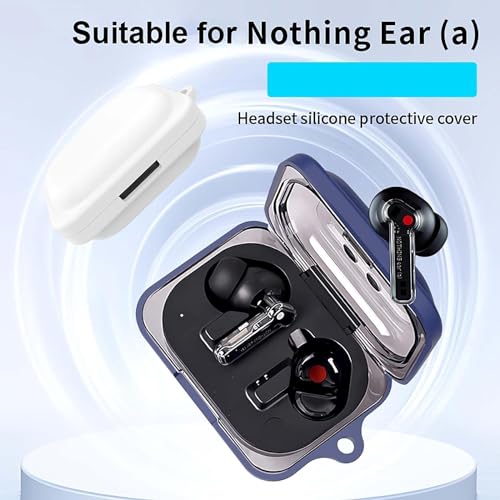 Image of Styleoxx Soft Silicone Earbuds Case Cover For Nothing Ear (A) -Black