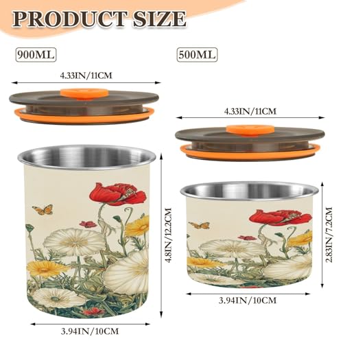 Envase para café de acero inoxidable hermético 17oz miniatura 3