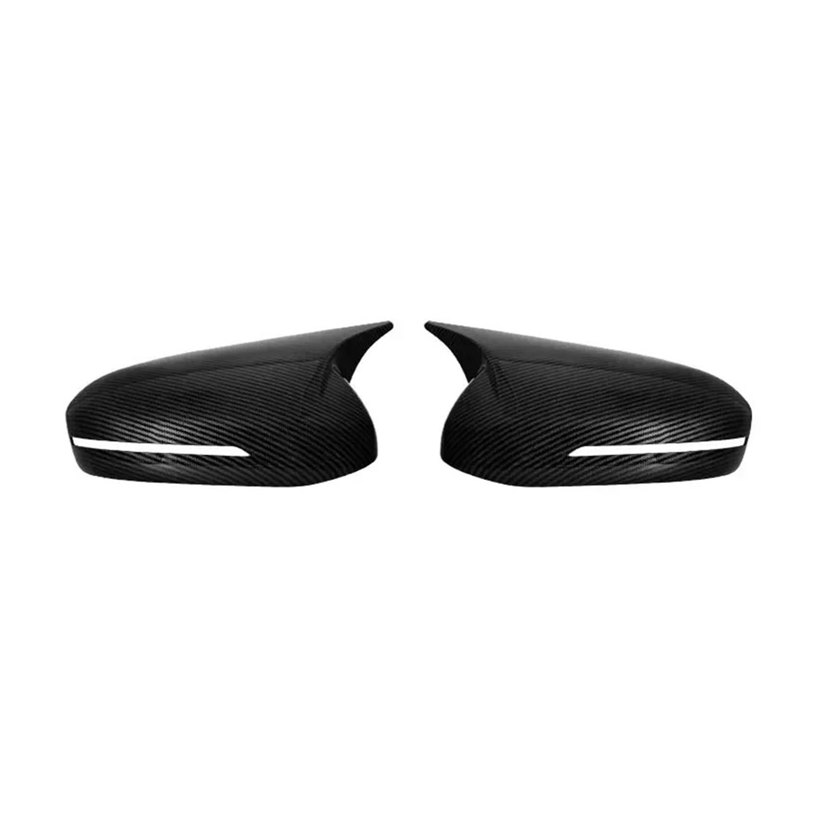 Side Door Rearview Mirror Cover Cap Sticker Trim ABS Carbon Fiber Style Black Compatible with KIA K5 Optima 2011-2015 Mirror Shell Lid(Carbon Fibre)