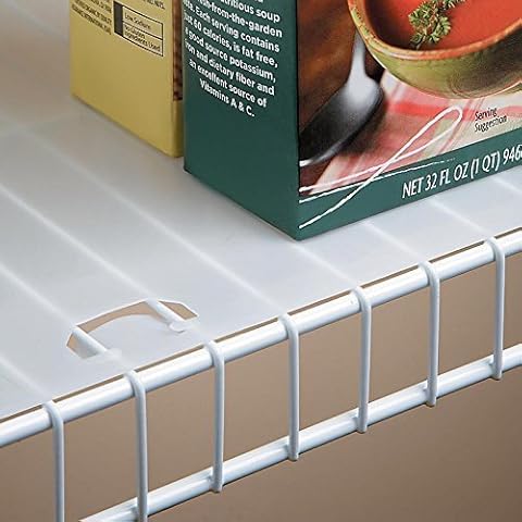 Wire Shelf Liner with Locking Tabs Cover