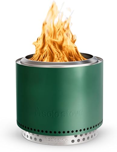 Miniatura 9 de Solo Stove Bonfire con Soporte Hoguera Sin Humo de 19.5", Bandeja de Cenizas Extraíble Chimenea Portátil de Acero Inoxidable para Quemar Leña al