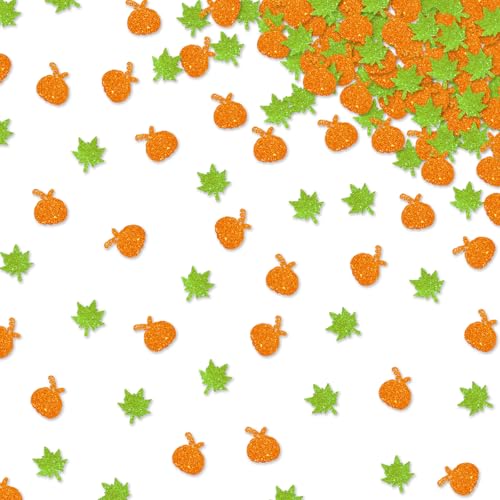 Confettis feuille d'érable automne pour réussir votre décoration de table de fête