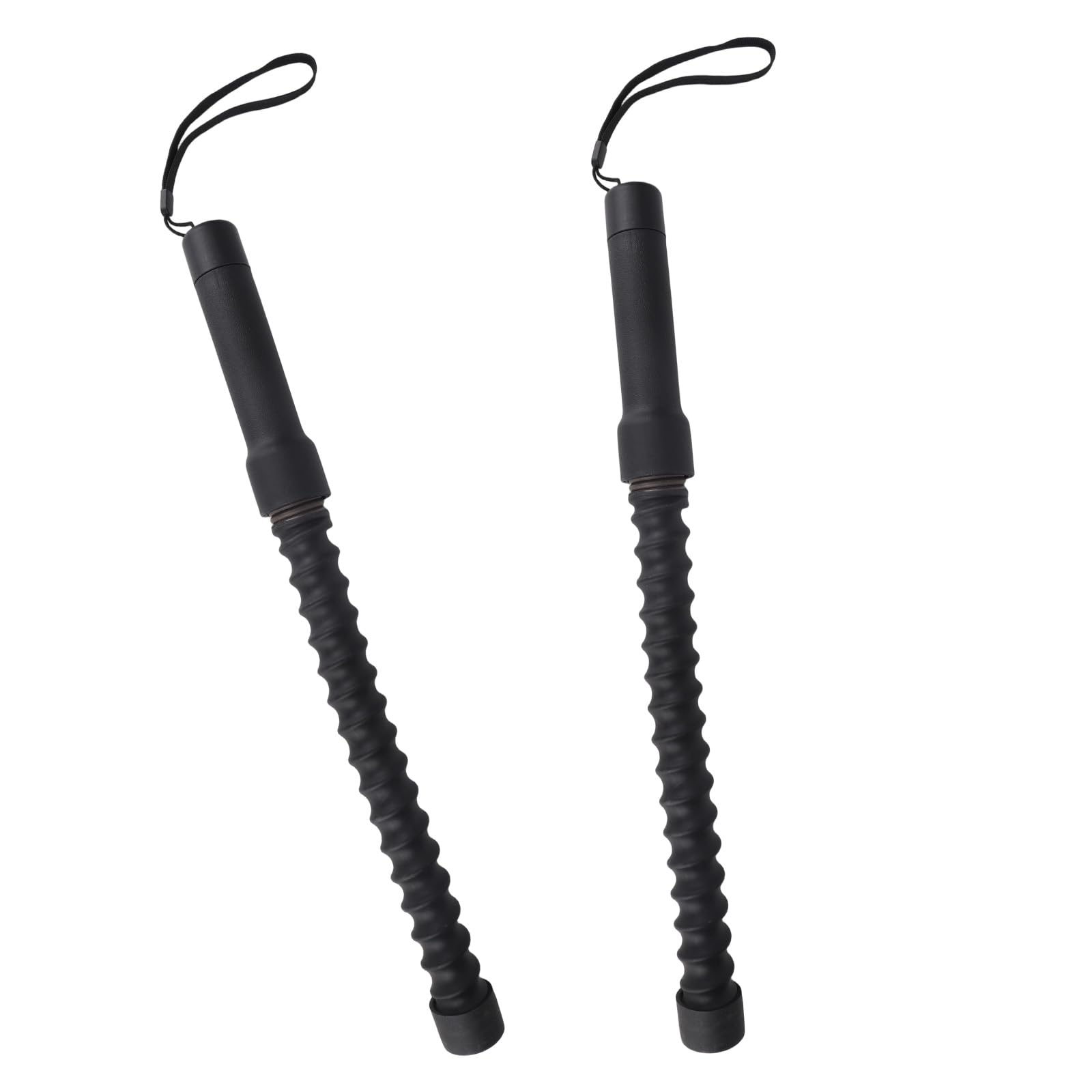 2pcs Ropeless Battle Ropes, Steel Black Weighted Workout Battle Ropes, Portable Cordless Training Equipment, PNo Noise HIIT Fitness Accessories, Working Out Exercise Equipment for Home Gym