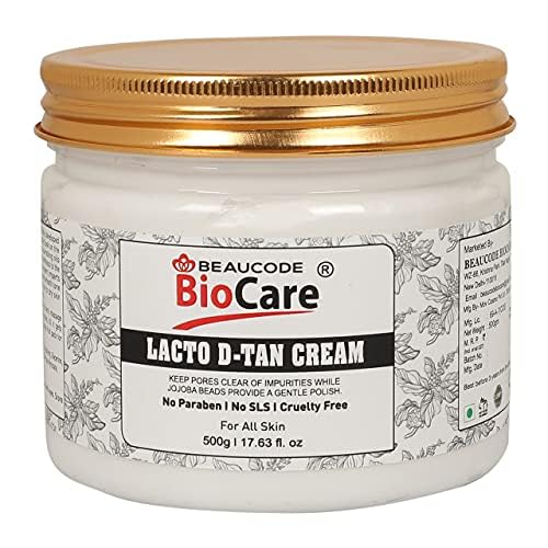 Beaucode BioCare Lacto D Tan Face Cream 500Gm (Pack of 1) For Women ...