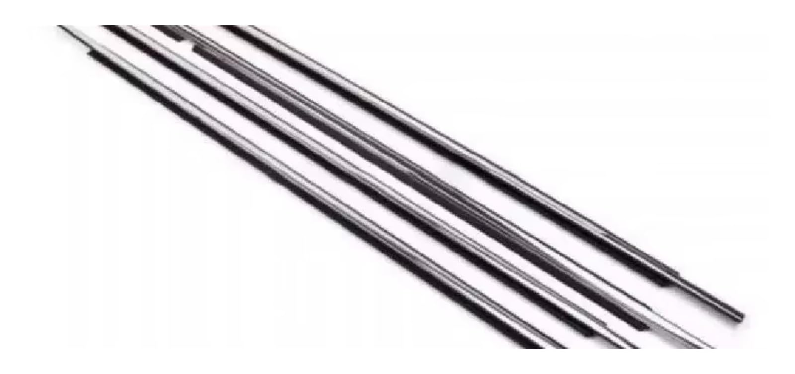 for Land for Cruiser 2007-2019 for LC200 Outside Weatherstrip Seal Door Belt 75720-60080 Windows Rubber Car Door Seal Protector(Chrome)