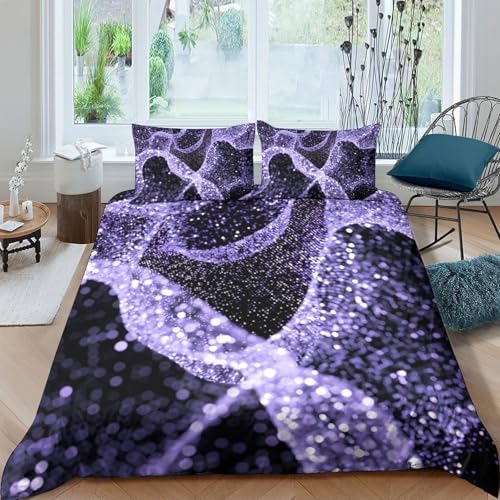 GPLZQXKJNH Juego de ropa de cama de microfibra con estampado 3D, transpirable, para dormitorio o apartamento, 135 x 200 cm