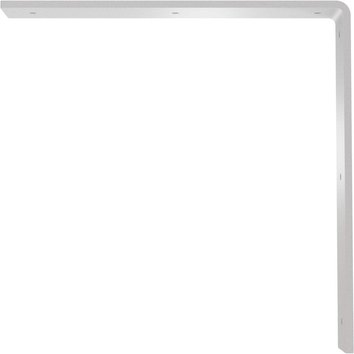 Ekena Millwork BKTM02X12X12HAPWH Steel Bracket Hamilton, White Primer, 2" W x 12" D x 12" H, 2"W x 12"D x 12"H - Image 4