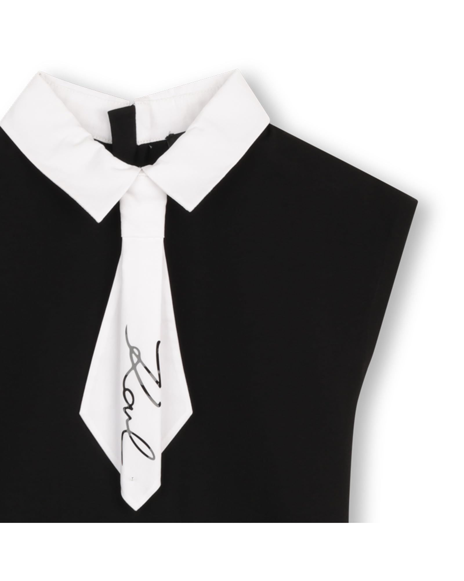 Karl Lagerfeld Kleid für Mädchen, Schwarz, 3 Jahre