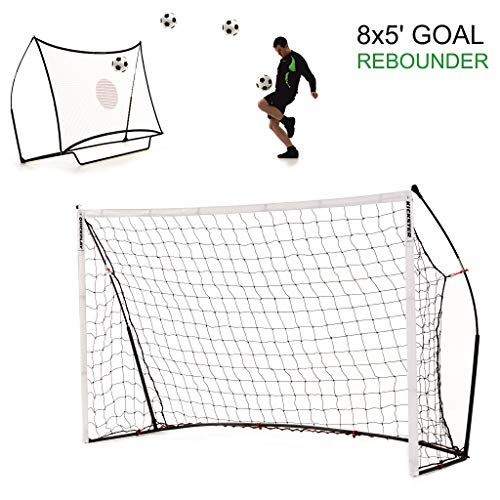 QuickPlay 2in1 Rebounder and Soccer Goal - Includes Soccer Net and Carry Bag