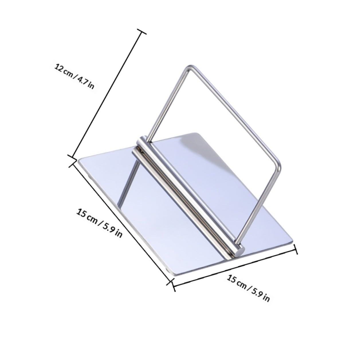 Milisten Servilletero Base Estable y Resistente de Acero Inoxidable Moderno Diseño Limpio y Superficie Atractiva para Cocina o Mesa de Postres en Fiestas