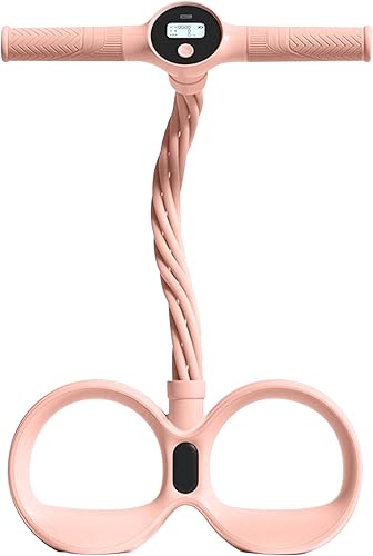 Miniatura 6 de Pedal Resistance Band, 6-Tube Elastic Fitness Trainer, 60x29cm, Home Workout Equipment, Pilates Exercise Band, Non-Slip Foam Handle, for Yoga