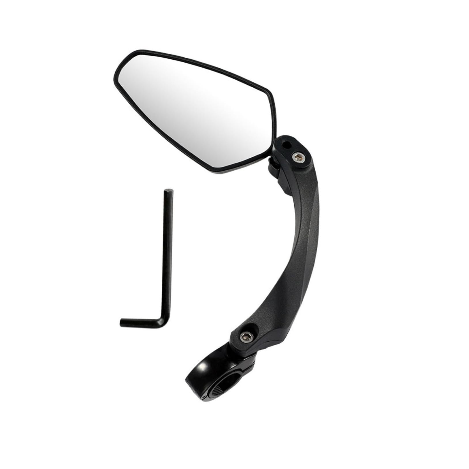VANZACK 2pezzi Specchietto Retrovisore Per Bici Rotabile Per Mountain Bike e Bici Stradali Facile Installazione Sicurezza e Visione Ottimale Confezione Singola