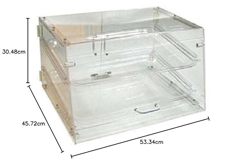 Vista 19 de Winco Vitrina de pastelería de 3 niveles, acrílico mediano