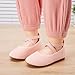 BMCiTYBM Toddler Girls Dress Walking Shoes Knitting Mary Jane Flats Ballet Pink Size 10 Toddler