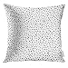 VANMI Throw Pillow Cover Spot Polka Dot Simple Structure Abstract with Many Scattered Pieces Black and White Design for Scatter Decorative Pillow Case Home Decor Square 20x20 Inches Pillowcase