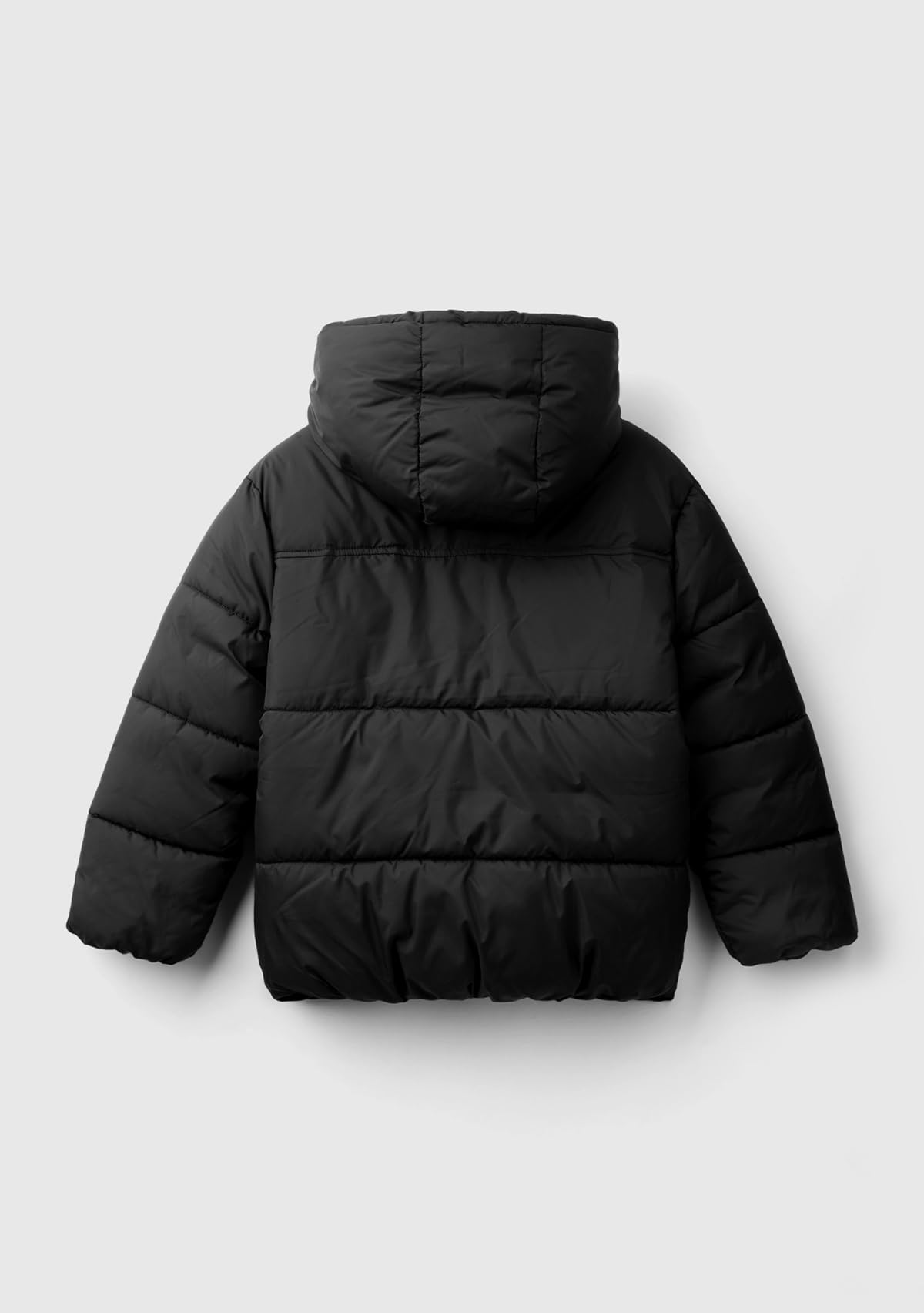 United Colors of Benetton Giubbotto 2wu0cn05i Chaqueta, Negro, 160 cm para Niños