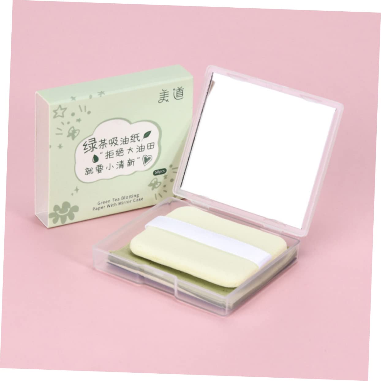 Mikinona 2 Sets Oil Absorbing Paper Set for Face Oil Blotting Sheets for Oily Skin Oil-orbing Sheets Facial Cleaning Paper