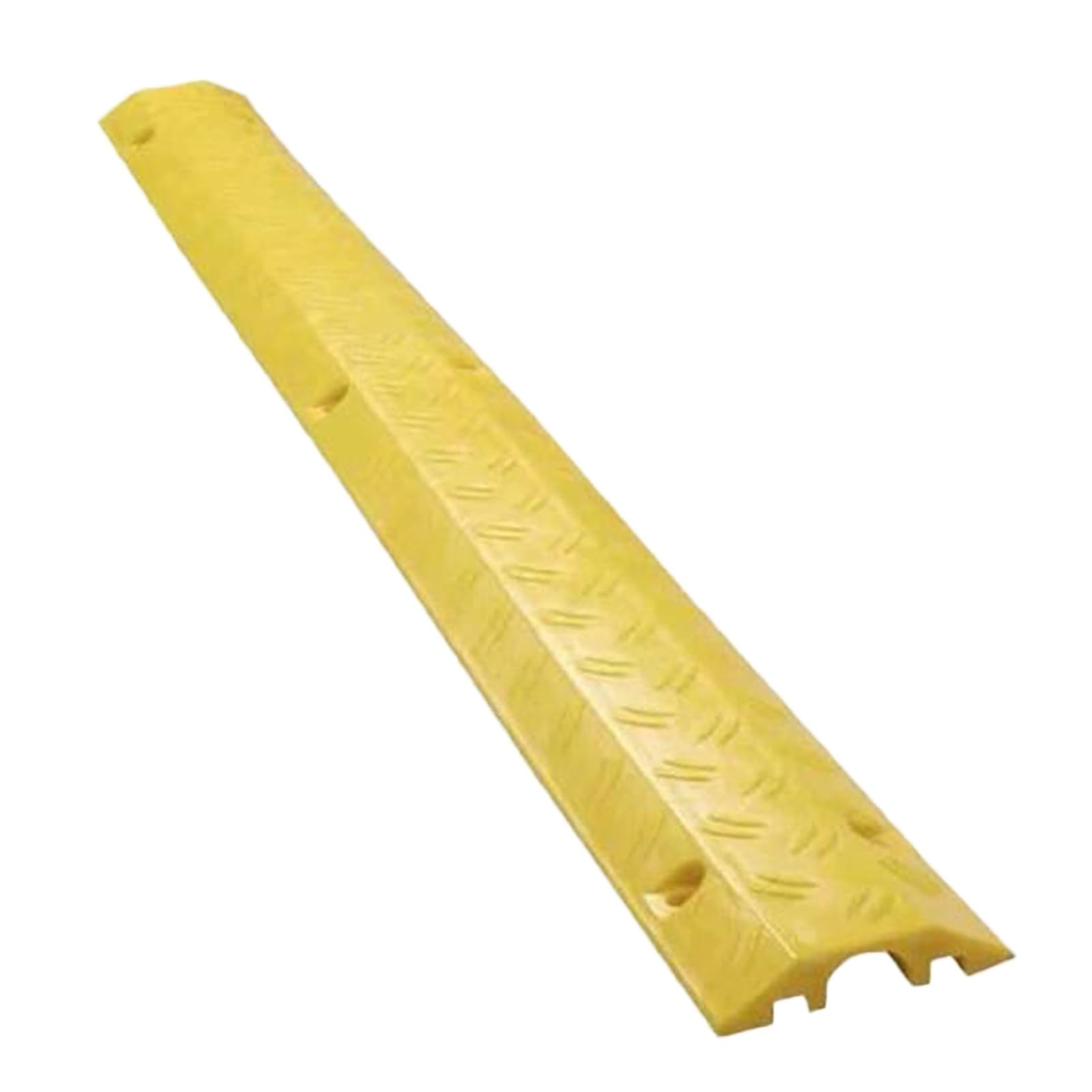 TYYCKJ Heavy Duty Rubber Speed Bumps for Traffic Control, Modular Road Humps for Asphalt & Gravel, Cable Protector, 100x20x4cm