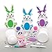 Baker Ross Kits de Fabrication d'un Lapin - Lot de 4, Activités Manuelles pour Enfants (AT413)