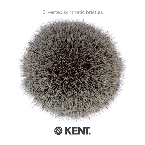 Kent Synthetic Shaving Brush with Silvertex Bristles