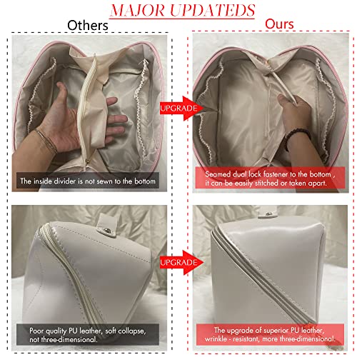 image for MINGRI Large Capacity Travel Cosmetic Bag for Women,Makeup Bag Travell