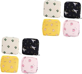 Healifty Menstrual Pad Bag 8 Pcs napkin storage bag small bag for purse napkin holder Menstrual Pad Holder Tampons Collect Bags