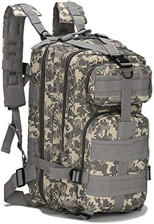 ACARETOP Military Tactical Survival Backpack 3 Day Assault Pack Small Rucksacks Hiking Bag Outdoor Trekking Camping Molle Pack Bug Out Combat Travel Bag(ACU)