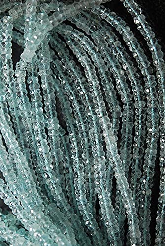 Aigue-marine de qualité AAA LKBEADS 5-6mm pour remplacer les pierres ternes de vos vieux bijoux