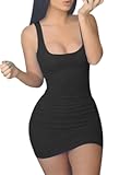 Women&apos;s Casual Summer Sleeveless Mini Sexy Bodycon Tank Club Dress