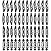 Produktbild 48 Stück (24 Paare) Haarspangen für Mädchen Dame, 4 Styles Haarklammern Friseurbedarf Schwarz Haarnadeln Metall Haar Clips DIY Haarschmuck Styling für Salonbedarf