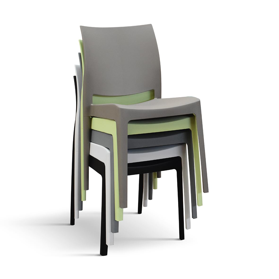 PAZZO DESIGN Silla Alberto Juego de 4 Sillas Verde - ID_2027