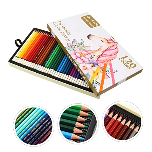 Crayons de couleur mine à base d'huile corps hexagonal synthétique solide - 7