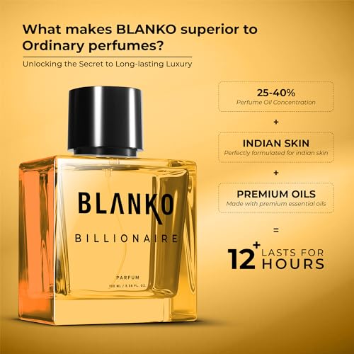 Image of BLANKO By King Billionaire Tlt Fresh Parfum 100Ml | Luxury Liquid Perfume For Clubs, Concerts & Night | Longest Lasting Mens Perfume With Time Lock Technology