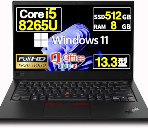 レノボ Thinkpad X390 ノートパソコン 整備済み品 第8世代 Core i5-8365U