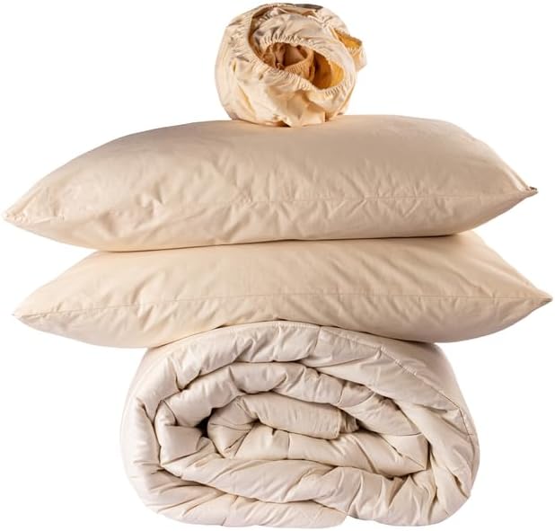 Sleep & Beyond Sábana bajera ajustable de satén 100% algodón orgánico, duradera e hipoalergénica, suave y relajante, ropa de cama ecológica y lujosa