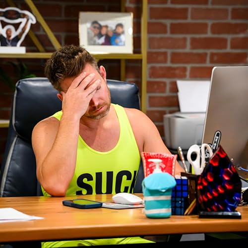 Image of TrophySmack Loser Singlet, Embarrassing Loser Award, Bright Yellow