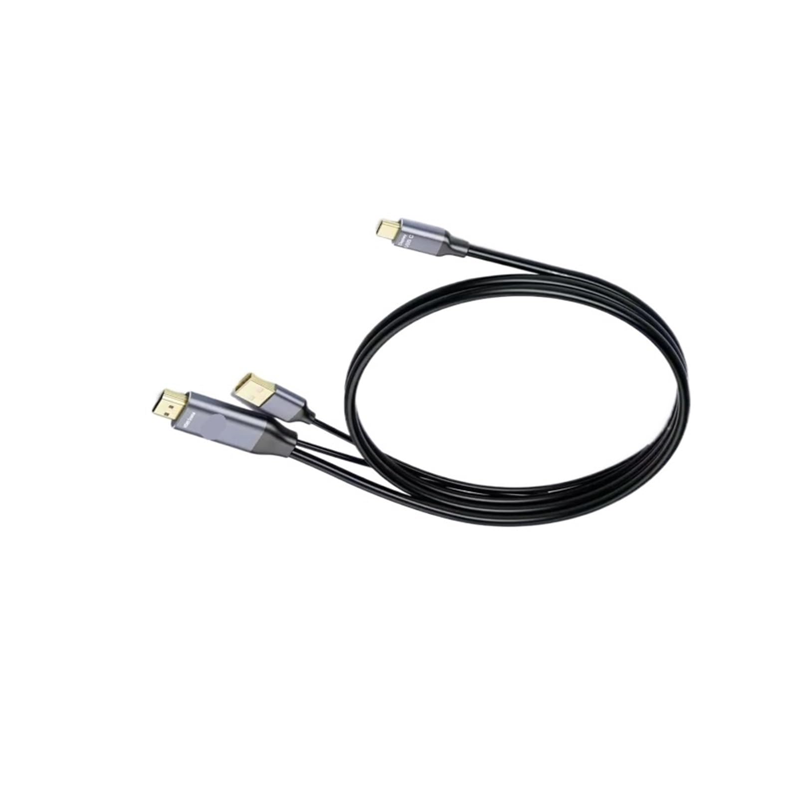 HDMI-zu-USB-C-Kabeladapter, 4K@60Hz-Übertragungskonverter, HD-Datenverbindung for Laptop, HDMI-Anschluss, tragbarer Typ-C-Bildschirm