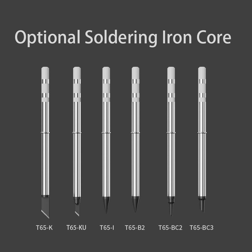 Mulcort T65-SP Portable Soldering Iron Dual Power Supplying Modes Maximum 90W High Power 150? to 450? Intelligent Temperature Control with Ergonomic Handle Design