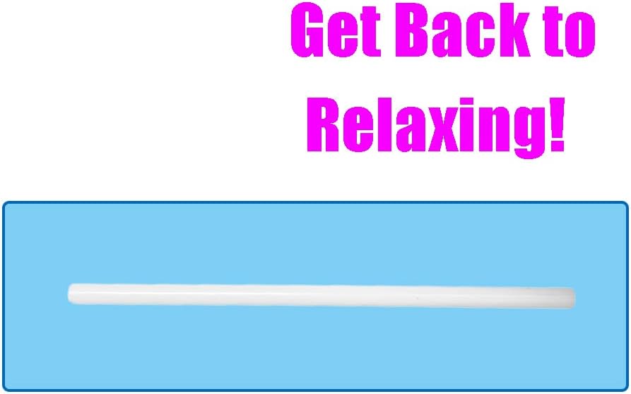 Shaft For Intex Pure Spa Hot Tub Impeller Pump Fix E90 errors Rod (2Pcs White)