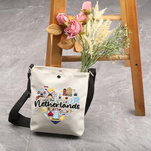 UJIMS Netherlands Souvenir Netherlands Lovers Crossbody Bag Holland Dutch Themed Gift Netherlands Travel Gift4