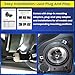 2 Pack Speaker Upgrade For 2007-2018 Jeep Wrangler JK JKU & Grand Cherokee, Commander, Liberty, Dodge Challenger, Durango, Dakota, Nitro, Chrysler 6.5 Inch 2-Way Car Audio Speaker Replace OEM 77KICK10
