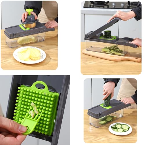 Cortadora multifuncional para vegetales axGear miniatura 6