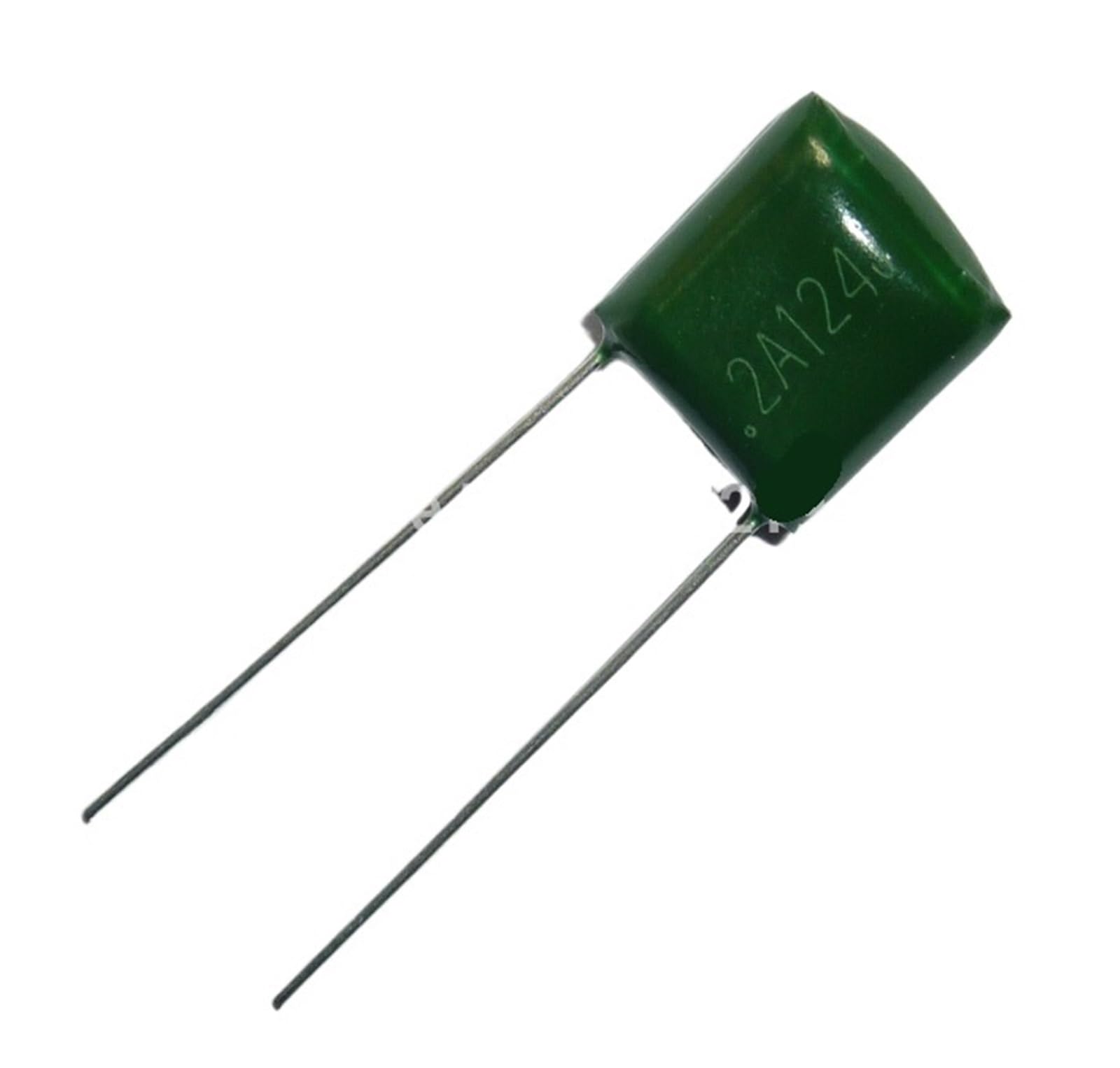 ICXLPMC 100pcs Mylar Film Capacitor 100V 2A124J 0.12uF 120nF 2A124 5% Polyester Film capacitor