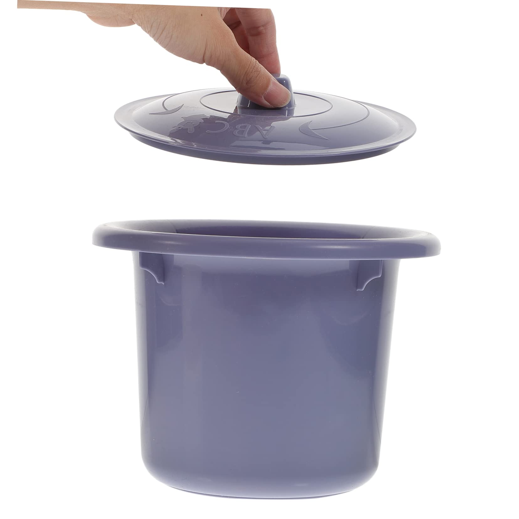 HAPINARY 2pcs Kids Urinal Pot Adult Spittoon Household Bed Pan Night Urine Pot with Cover Durable Odor- for Home Travel Random Color