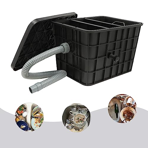 Gxfchyl GYKXF77HWDLML-SHA 35L Upper Inlet Commercial Grease Trap, 7-Stage Filtration 264.12Gal/H Grease Trap, Waste Water Oil-Water Separator For Restaurant,Cafe,Canteen,Kitchen Under Sink thumb #8
